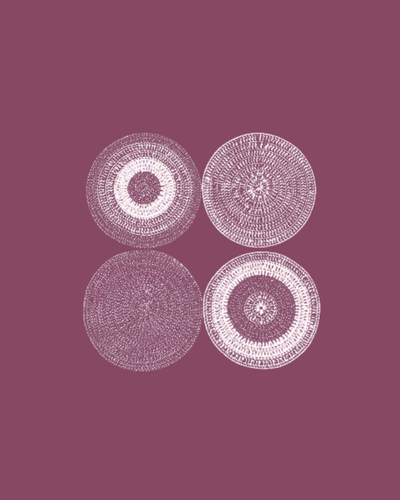 Set of Round Placemats