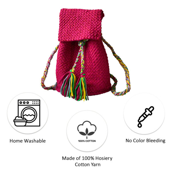 Image of Backpack | Red Color Classic Collection | Shoulder carry