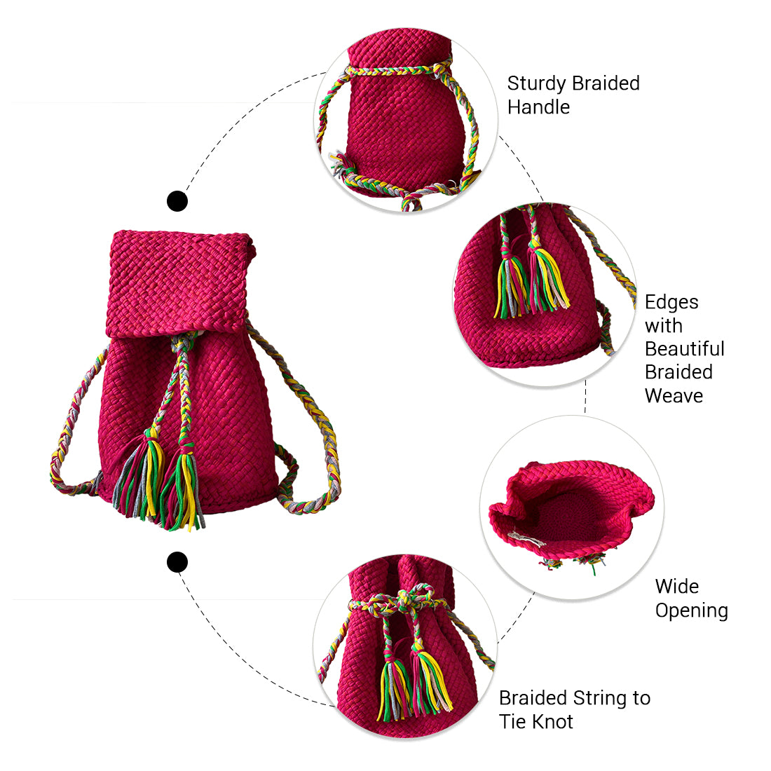 Image of Backpack | Red Color Classic Collection | Shoulder carry